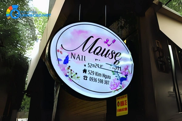 Biển vẫy alu âm bản nail