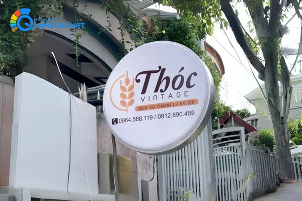 Biển vẫy tròn hút nổi dịch vụ