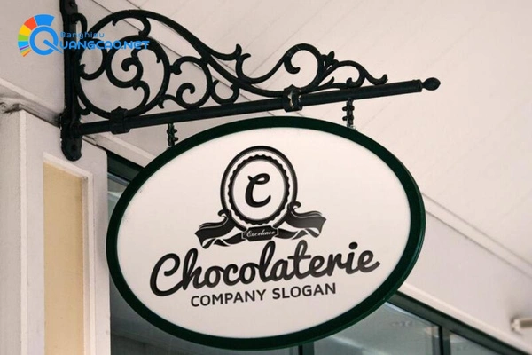 Biển vẫy tròn hút nổi sang trọng