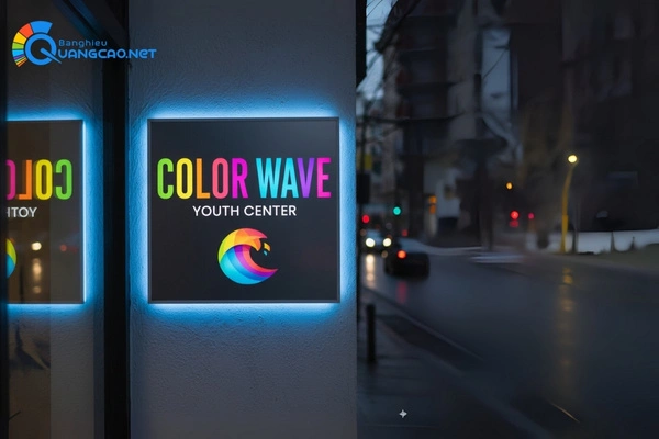 Bảng hiệu Alu chử nổi sang trọng