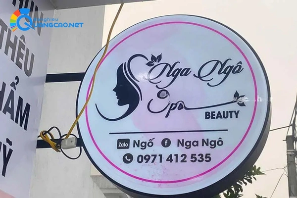 Quy trình sản xuất biển vẫy tròn hút nổi