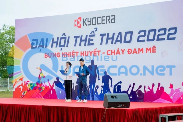 Backdrop đại hội thể thao