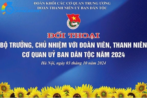 Backdrop đối thoại ủy ban dân tộc 2024