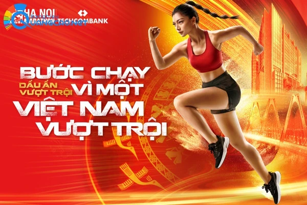 Backdrop giải chạy Hà Nội Marathon