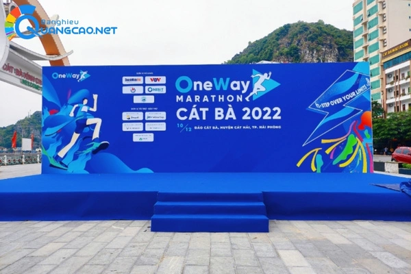 Backdrop giải chạy Oneway