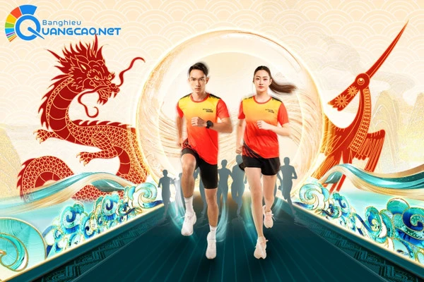 backdrop giải chạy Strong Việt Nam