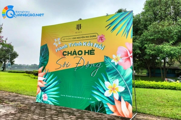 Backdrop hiflex hành trình kết nối