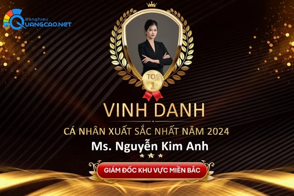 Backdrop vinh danh công ty