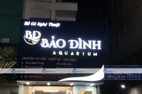 Biển hiệu alu chữ nổi