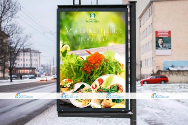 Áp phích siêu thị Rong Biển