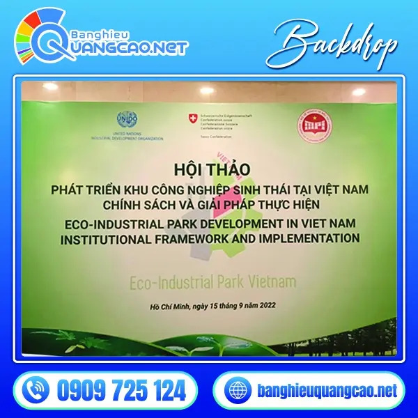 Backdrop hội thảo hội nghị
