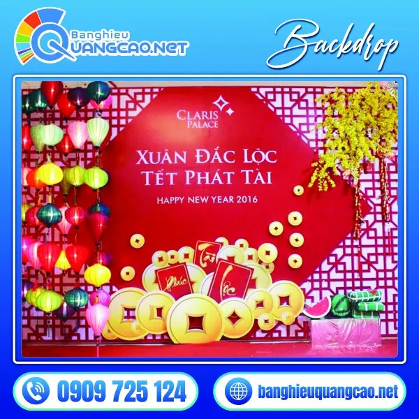 Backdrop Tết