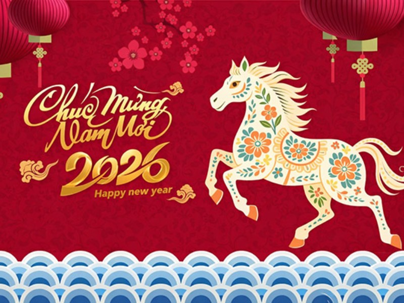 Backdrop chúc mừng năm mới 2026