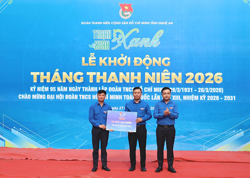 Backdrop Đoàn Thanh Niên Thanh Xuân Xanh