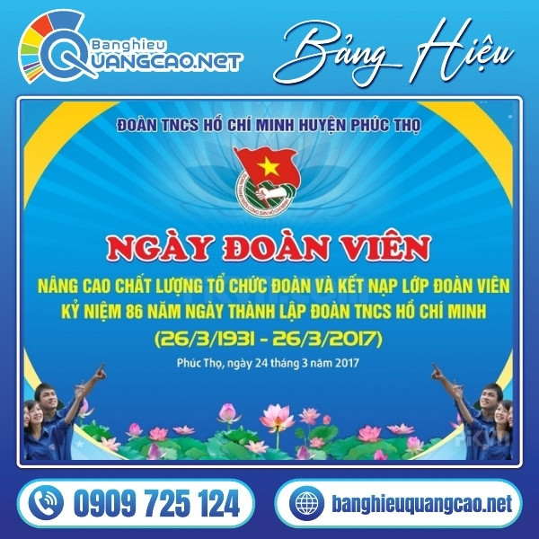 Backdrop đoàn thanh niên