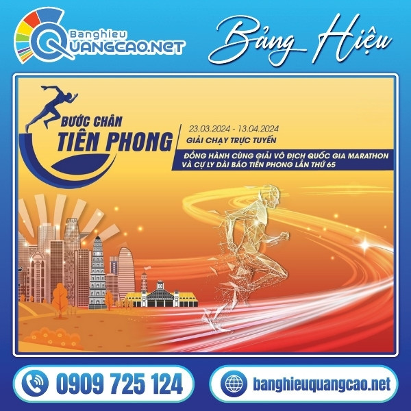 Backdrop giải chạy