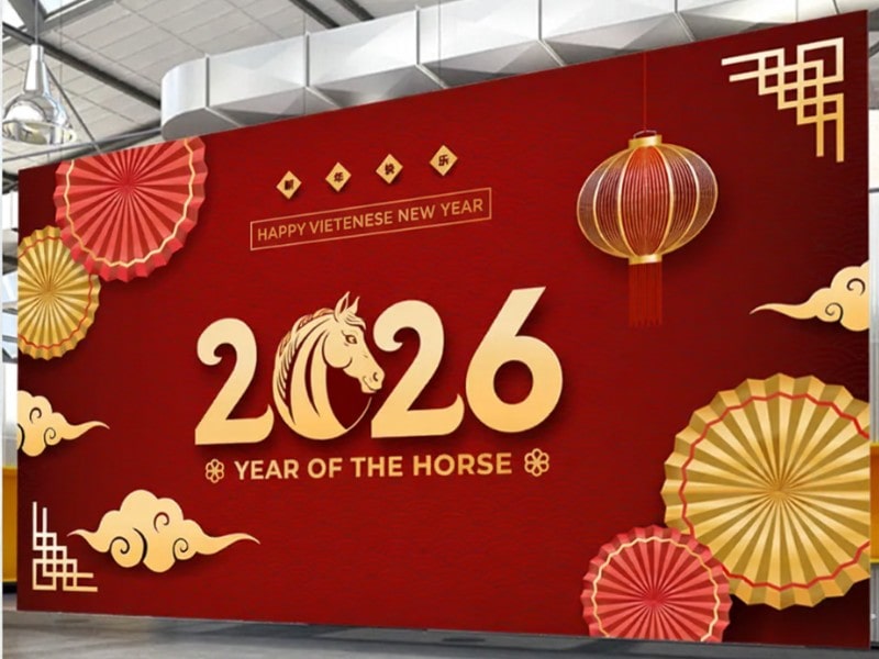 backdrop 2026 Tết Bính Ngọ