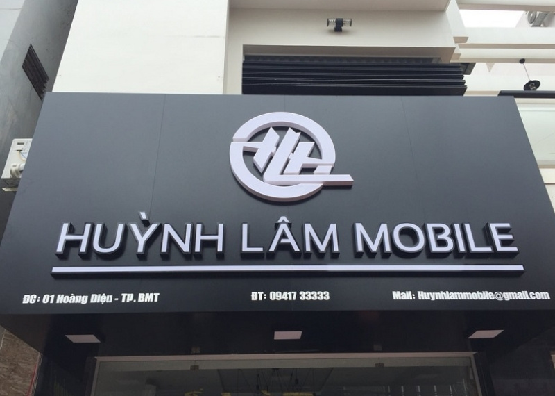 Bảng hiệu chữ nổi Alu
