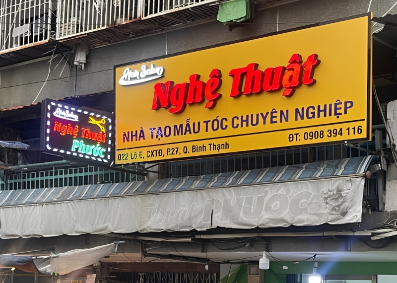 Bảng hiệu chữ nổi nghệ thuật