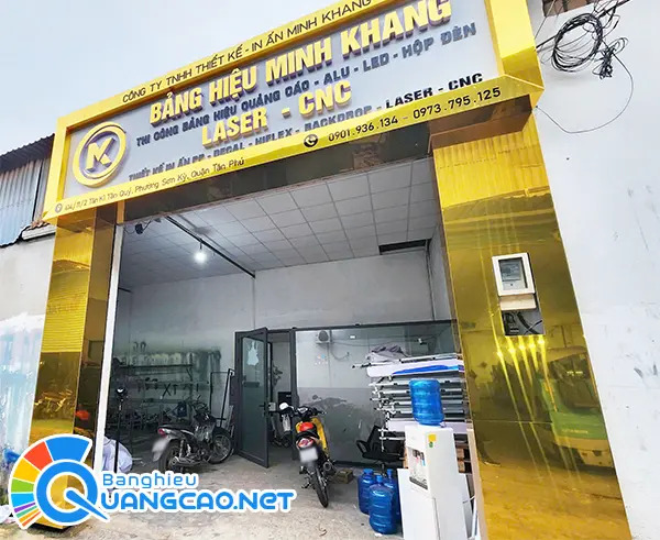 Xưởng sản xuất bảng hiệu của công ty Banghieuquangcao.net