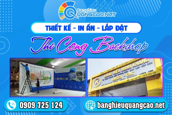 In Ấn Thi Công Backdrop TPHCM Giá Rẻ Chuyên Nghiệp