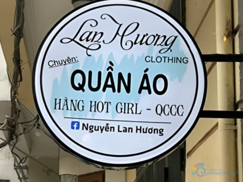 Biển vẫy shop Lan Hương