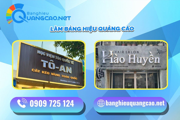 Làm Bảng Hiệu Quảng Cáo Giá Rẻ, Trọn Gói tại TPHCM, Thi Công Chuyên Nghiệp