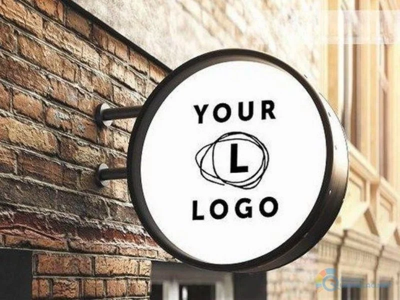 Mockup biển vẫy thu hút