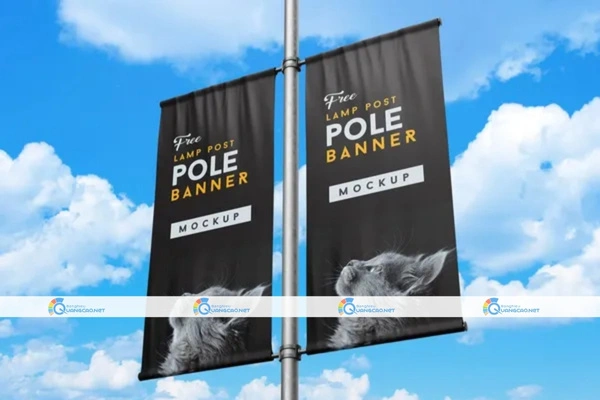 Mockup Cờ Phướn