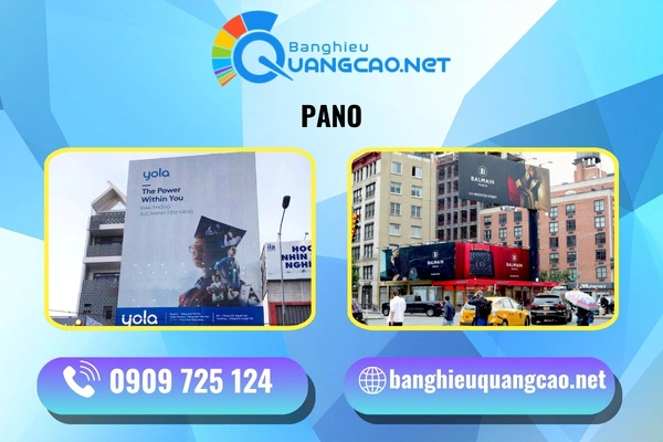 Pano là gì? Tất tần tật về pano quảng cáo ngoài trời từ A-Z