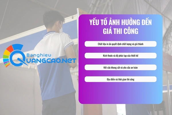 Yếu tố ảnh hưởng đến giá thành thi công