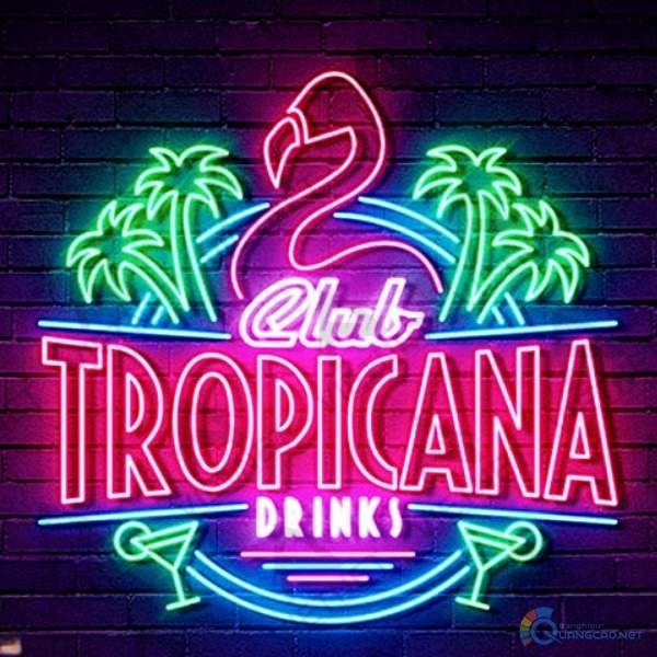 Bảng hiệu neon sign club Tropicana