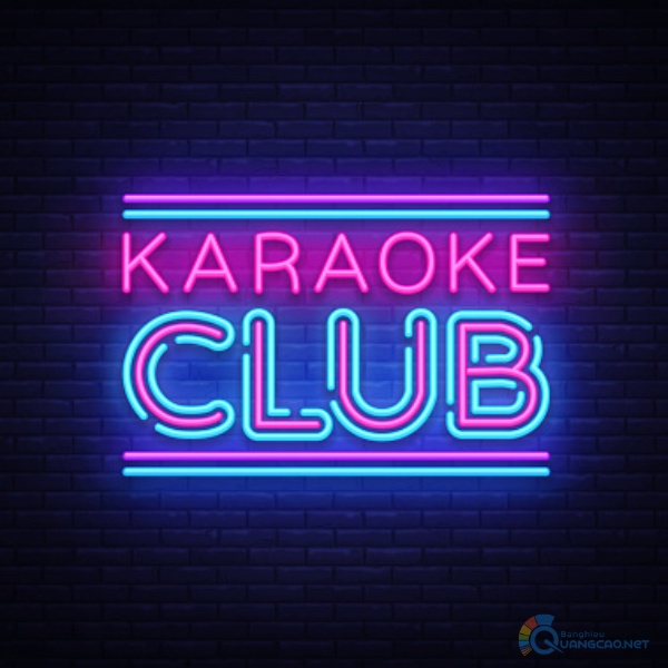 Bảng hiệu neon sign Karaoke club