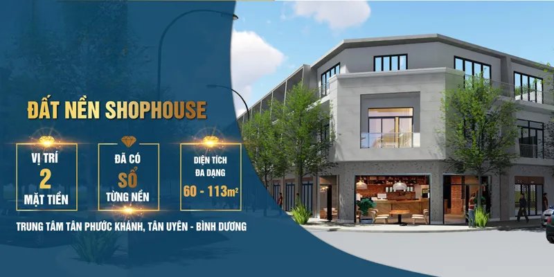 Backdrop ra mắt bất động sản ShopHouse