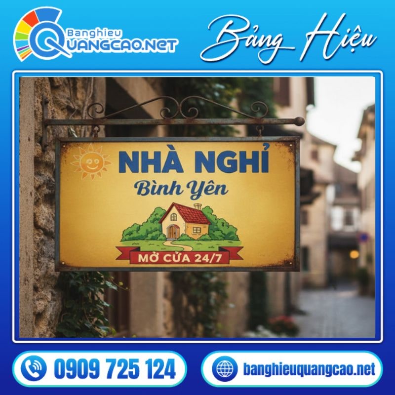 Biển Vẫy Nhà Nghỉ