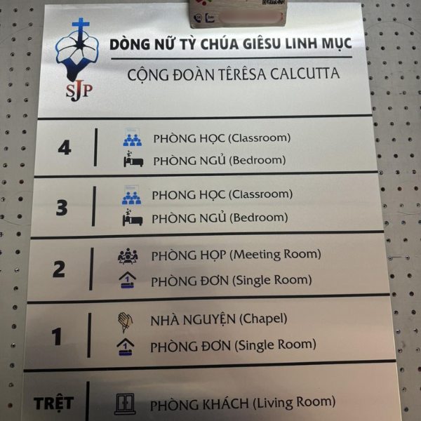 Biển chỉ dẫn tòa nhà SJP