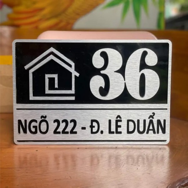 Biển số nhà Lê Duẩn