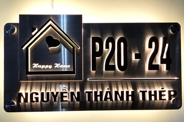 Làm biển số nhà Nguyễn Thành Thép