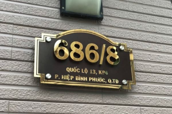Làm biển số nhà Thù Đức