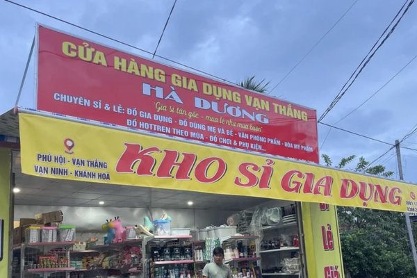 bảng hiệu đồ gia dụng Vạn Thắng