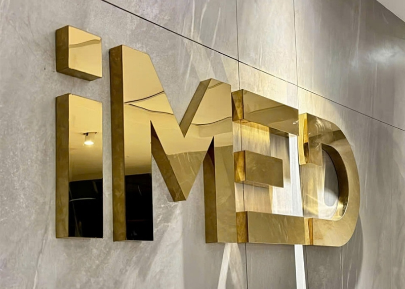 Chữ nổi Inox đồng IMED