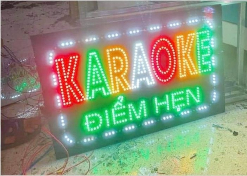 Biển vãy karaoke Điểm Hẹn