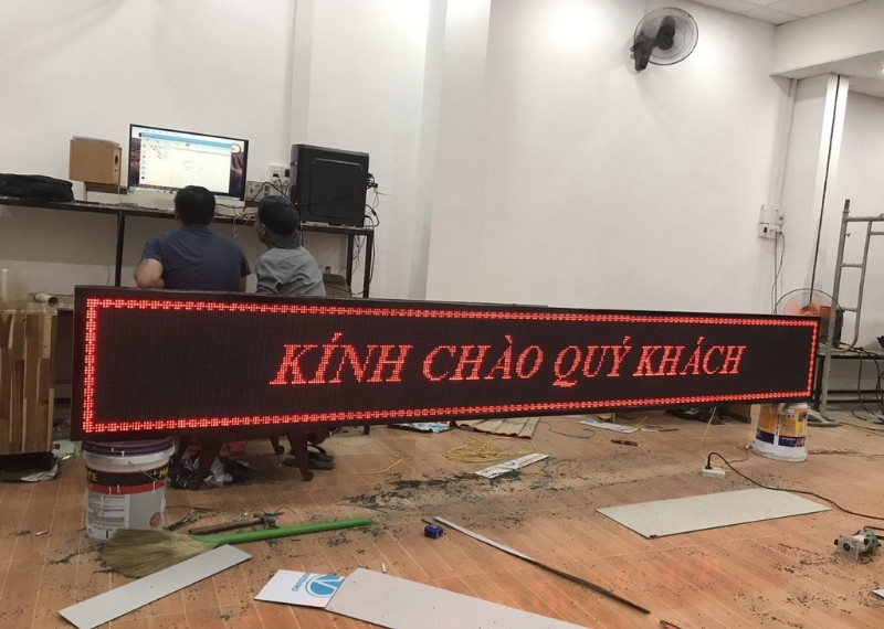 Hộp đèn LED ma trận 1 màu