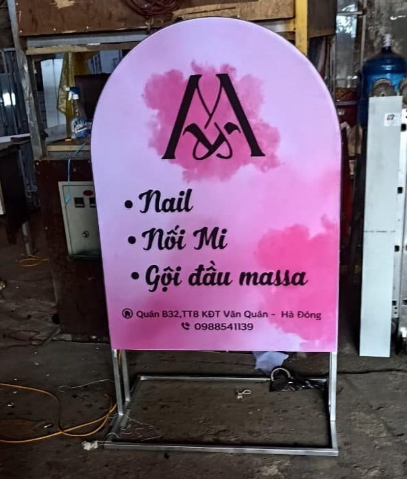 Hộp đèn đứng nối mi