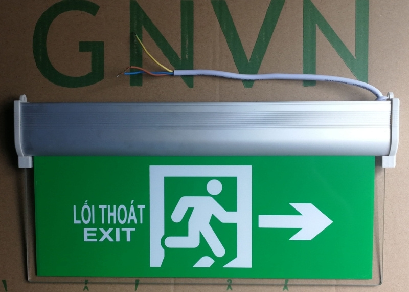 Mẫu hộp đèn exit ấn tượng