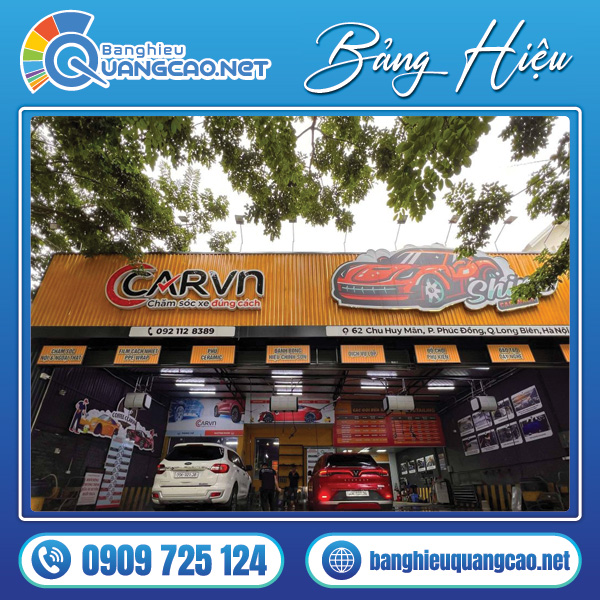 Thi Công Bảng Hiệu Gara Ô Tô Chuyên Nghiệp, Giá Xưởng Tại TPHCM