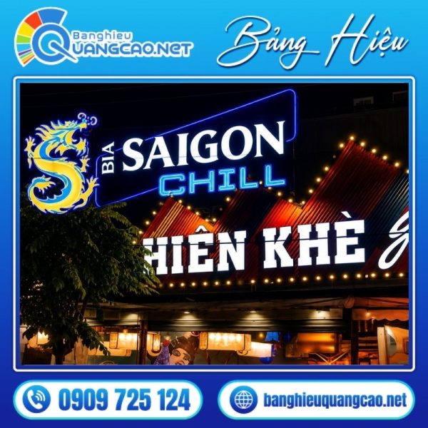Bảng hiệu bia Sài Gòn