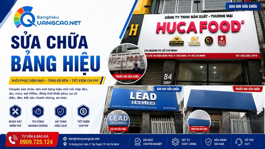 banner sửa chữa bảng hiệu
