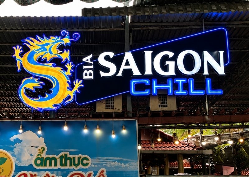 Mẫu bảng hiệu Sài Gòn Chill