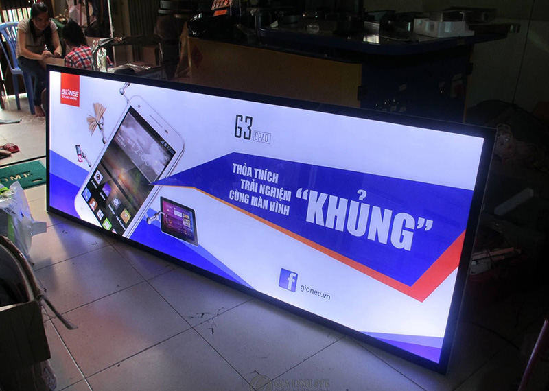 Hộp đèn LED mica siêu mỏng